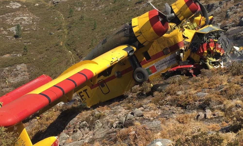 Συντριβή πυροσβεστικού αεροσκάφους στη Πορτογαλία - Νεκρός ο πιλότος